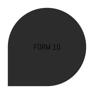 Stahlbodenplatte Tropfenform Ø125 cm schwarz