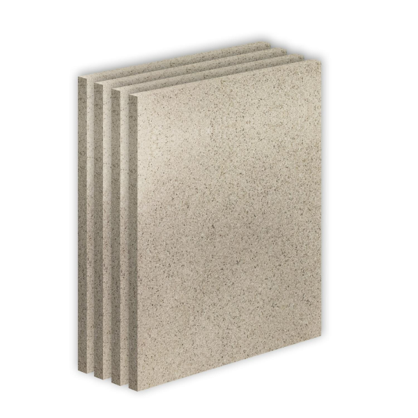 Vermiculite Platte Schamott-Ersatz SF600 25mm 500x600mm x 4